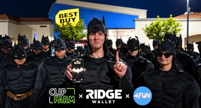 Ridge Wallet x 4FUN x ClipFarm