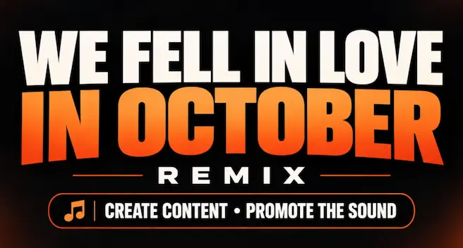 We Fell in Love in October Remix by Remix Kingz