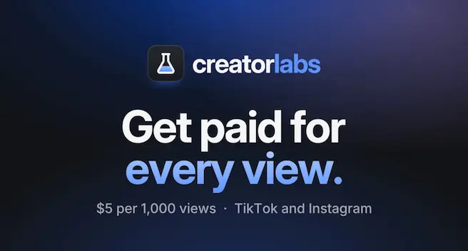 creatorlabs: post scripted UGC, paid per view