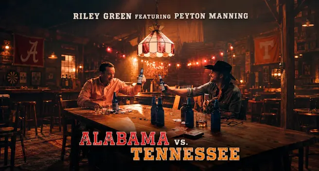 Riley Green, Alabama vs. Tennessee Rivalry