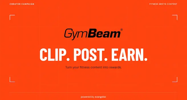 GymBeam Clipping Campaign, part 01