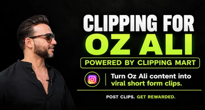 Oz Ali Clipping, Instagram Only