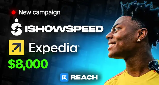 $8,000 IShowSpeed x Expedia Clipping Campaign