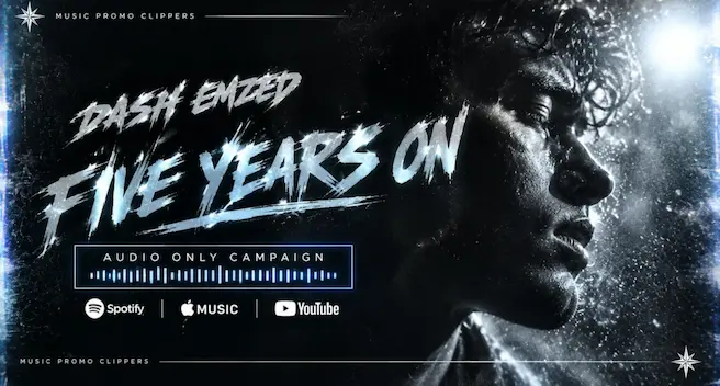 dash emzed, five years on, Audio Only Campaign