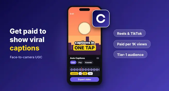 UGC Instagram/TikTok: Add Viral Captions in 10 Sec