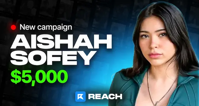 Aishah Sofey $5,000 Clipping Campaign