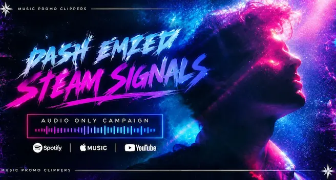 dash emzed, steam signals, Audio Only Campaign