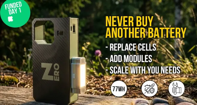 ZERO: The Modular Power Bank You Never Throw Away