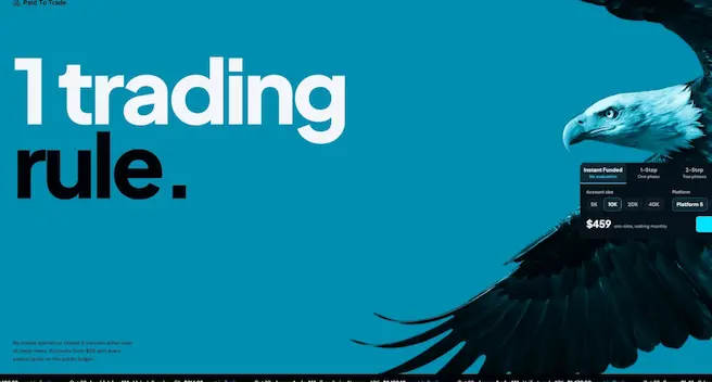 Paid To Trade, Explain the 1 trading rule