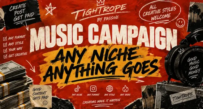 Music, ANY NICHE, Tightrope Campaign
