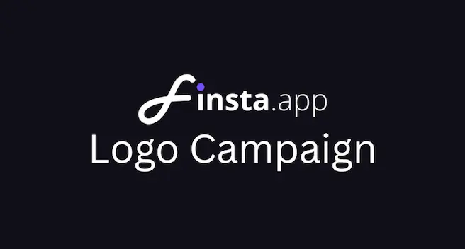 Finsta App Logo Campaign