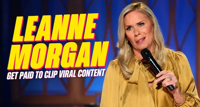 Leanne Morgan: Get Paid 0.70$ per 1000 views