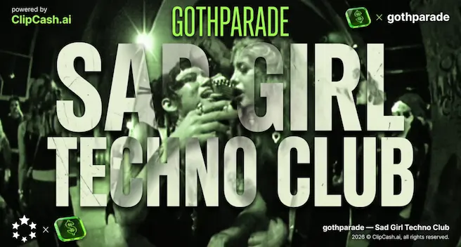 gothparade, Sad Girl Techno Club, Multi Edit Type