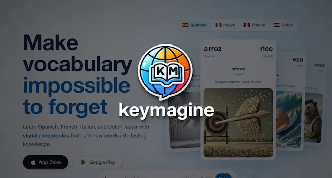 Keymagine {Language learning slides}