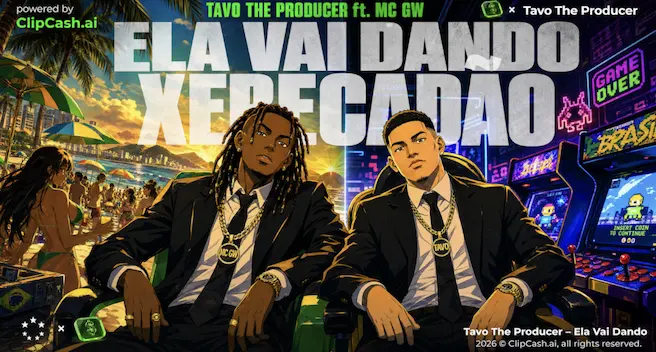 Tavo The Producer, Ela Vai Dando Xerecadao, Lyric/Gaming/Movie/Beach/Gym/Anime/Car/Edits