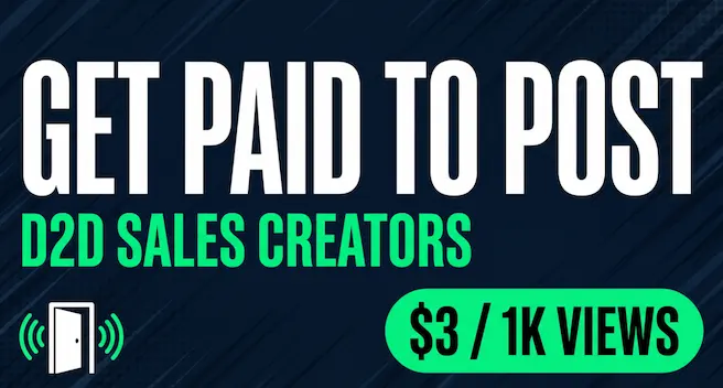 D2D Sales Content, Paid Per View