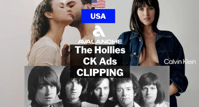 Calvin Klein Ads, The Hollies Clipping