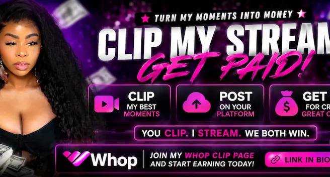 Clip my Tiktok live stream & get paid