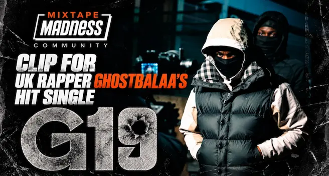 Clip for UK Rapper Ghostbalaa's Hit Single 'G19'