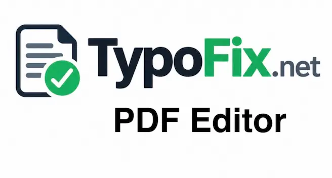 TypoFix PDF editor