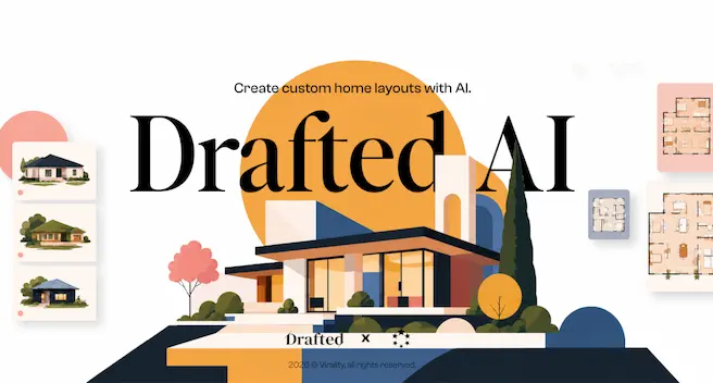 Drafted AI, home floor plan design