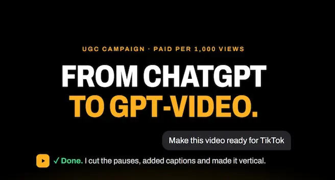 GPT-Video: How to VIBE EDIT(UGC)