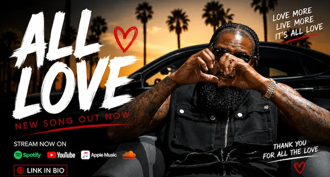 "ALL LOVE" UGC/Clipping
