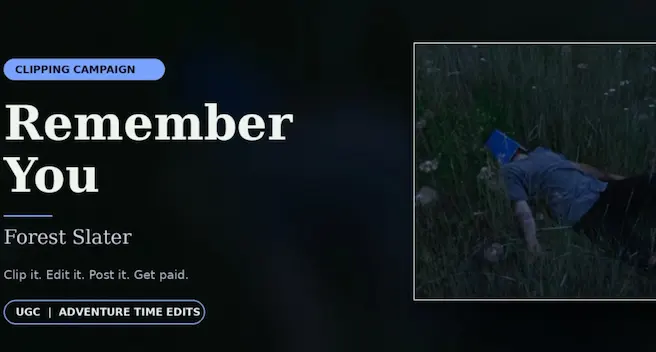 Forest Slater, Remember You, ADVENTURE TIME CLIP