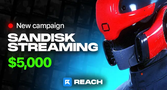 $5,000 Sandisk Streaming Campaign