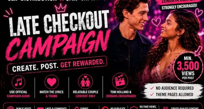 Late Checkout Music campaign 2