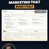 GrowFleet AI marketing app walkthrough with presenter at 0:01