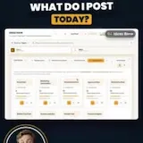 GrowFleet app walkthrough for daily post ideas at 0:01