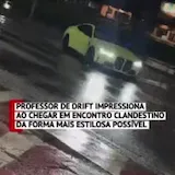 O polêmico professor de drift, conhecido nas redes como at 0:06