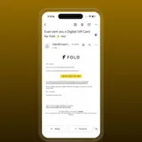 Fold digital gift card redemption walkthrough at 0:01
