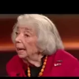 Elderly woman says there is only human blood at 0:01