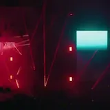 Ben Nicky live set with lasers and crowd at 1:23