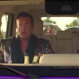 Sequin-jacketed men rent a hypercar and buy champagne, then ask why they at 0:17