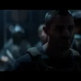 Call of Duty cinematic squad briefing scene at 1:11