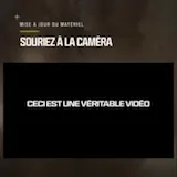 Teaser cards over blurred lobby footage at 0:01