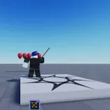 Roblox avatar gets balloons via Superbullet AI at 0:40