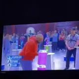 Phone recording of 99 to Beat TV screen at 0:01