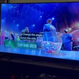 Phone recording of 99 to Beat TV segment at 0:08