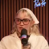 Grimes turned years of fear, anger & public scrutiny into Psy Opera at 0:27