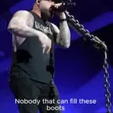Live concert performance with lyric captions at 0:30