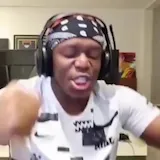 Streamer reacts with shock in gaming chair at 0:01