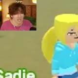 Player begs Heather for approval in Roblox Total Drama Island, then at 5:32