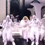 The singer of 'Angel of My Dreams' calls herself an angel in heaven at 1:16