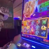 Man bets $200 on casino slots at 0:22