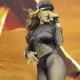 Victoria Monét sings and dances through fire visuals on the Frequency at 0:25